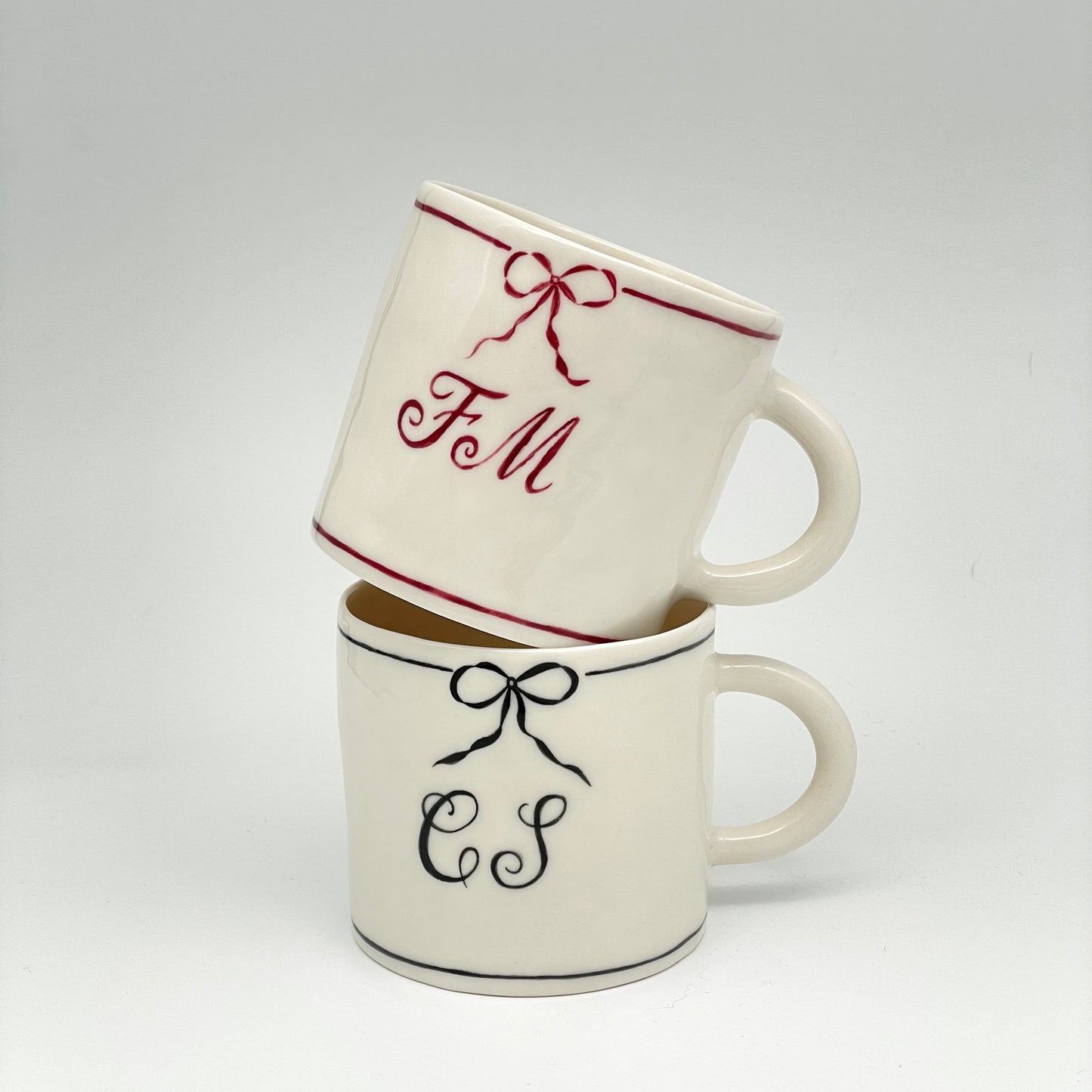 Personalized monogram mug