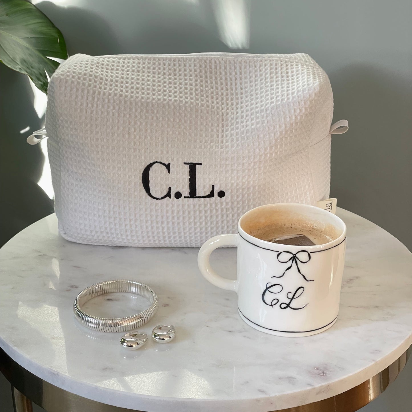 Personalized monogram mug