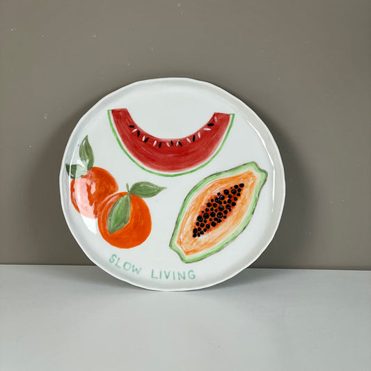 Slow living plate
